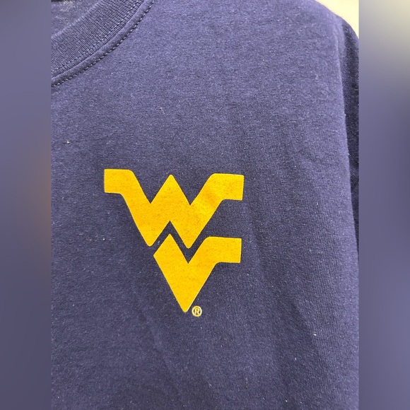 Vintage West Virginia Mountaineers Shirt Y2K 90s Collegiate College Mens Medium - Picture 3 of 7